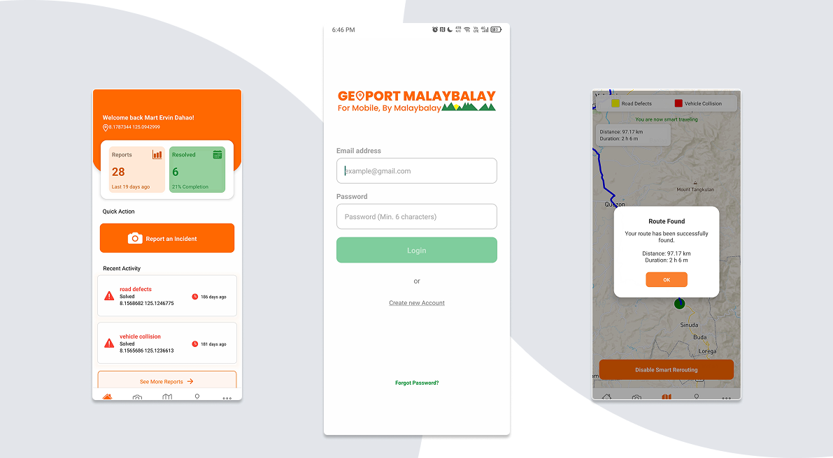 GeoPort Malaybalay Users Application